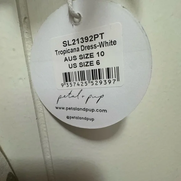 Petal + Pup Tropicana Orange Print Dress - Picture 5 of 5